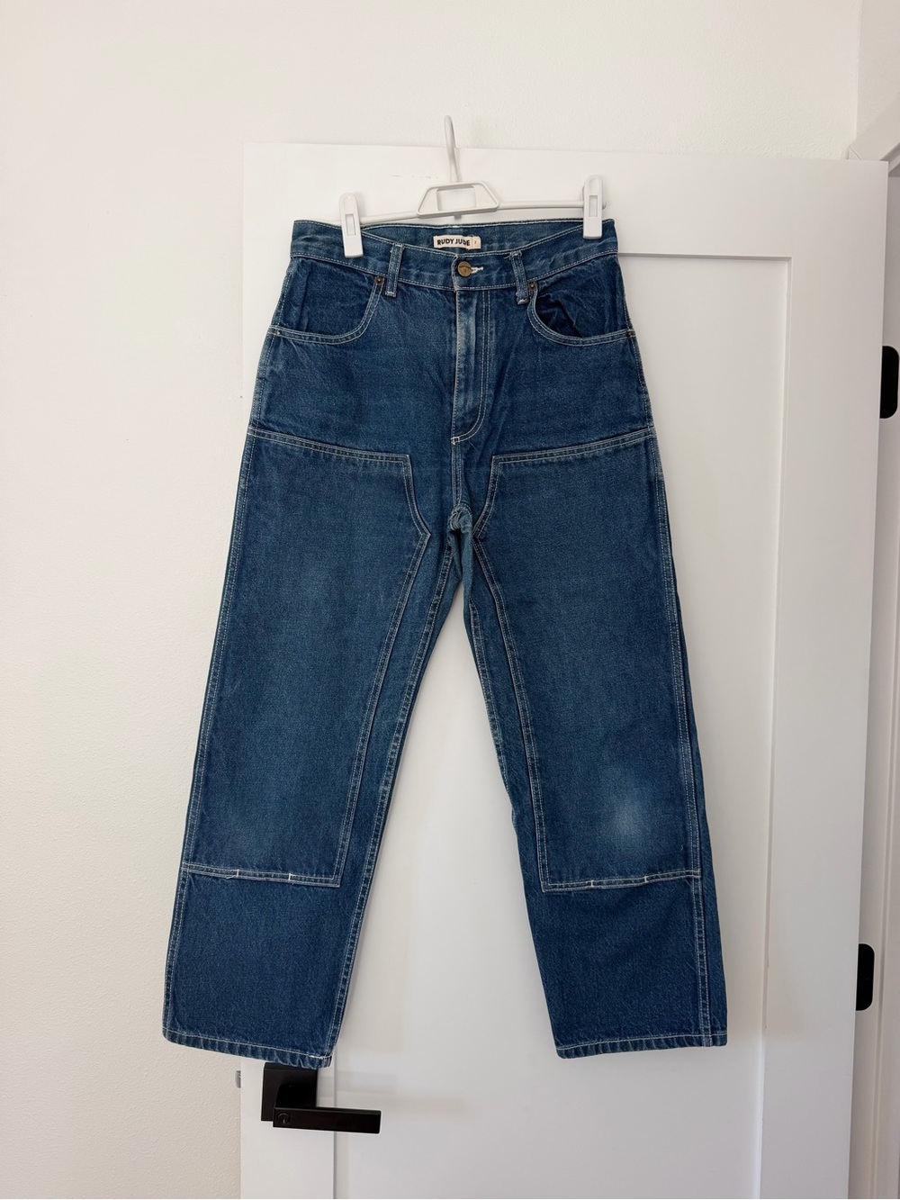 Rudy Jude Women's Utility Straight Dark Blue Jeans
